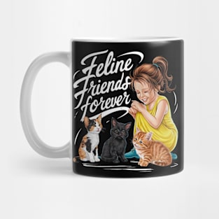 "Purrfect Companionship: Feline Friends Forever" Mug